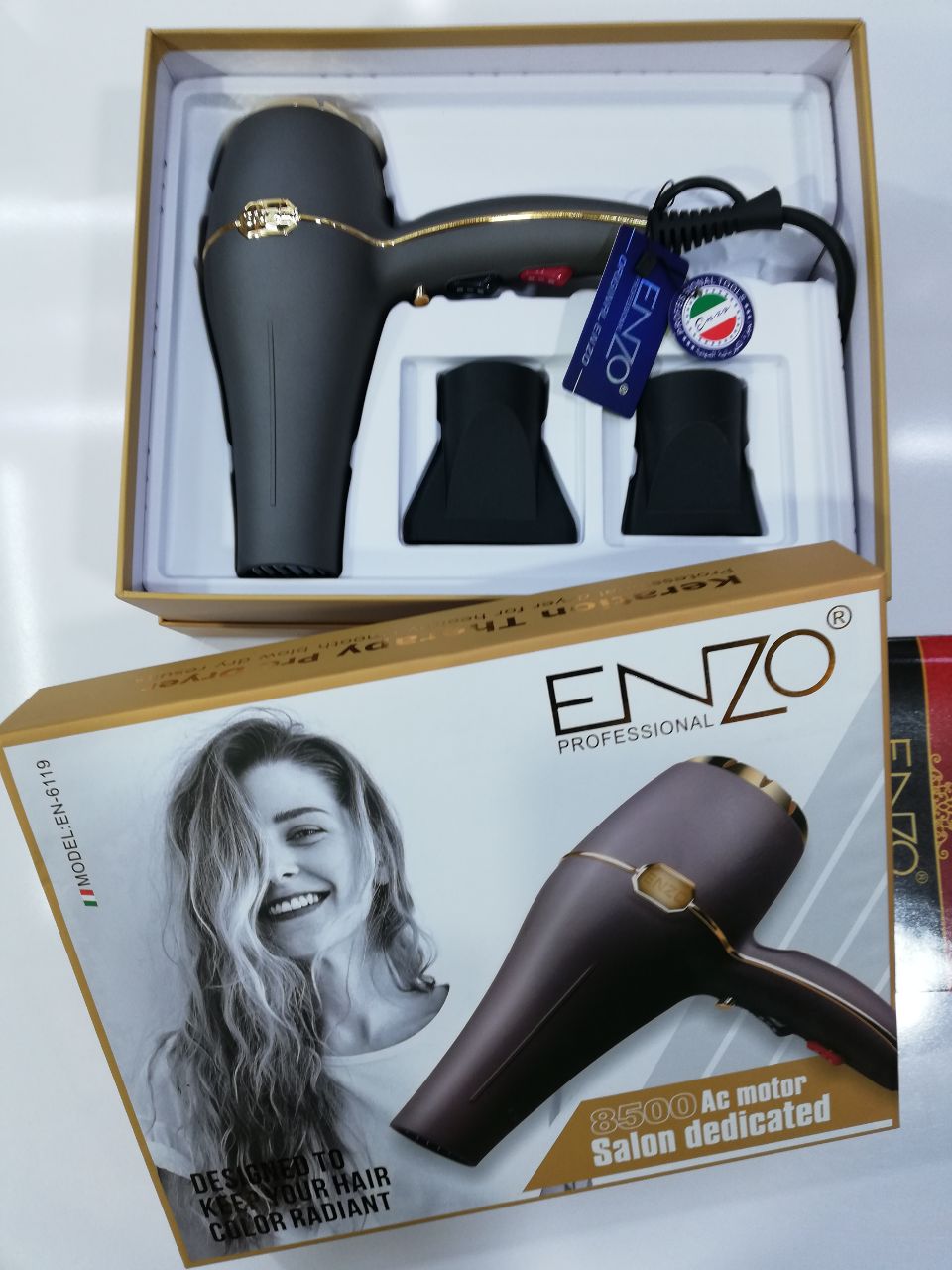 خرید آنلاین سشوار انزو حرفه ای ENZO 👈 مدل EN-6119