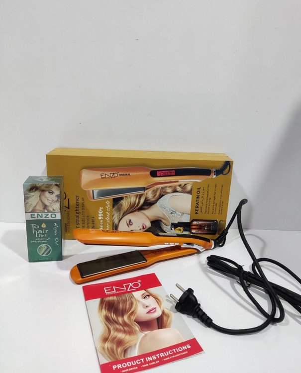 قیمت اتو موی فوق حرفه ای مخصوص کراتینه کردن برند انزو اصل مدل