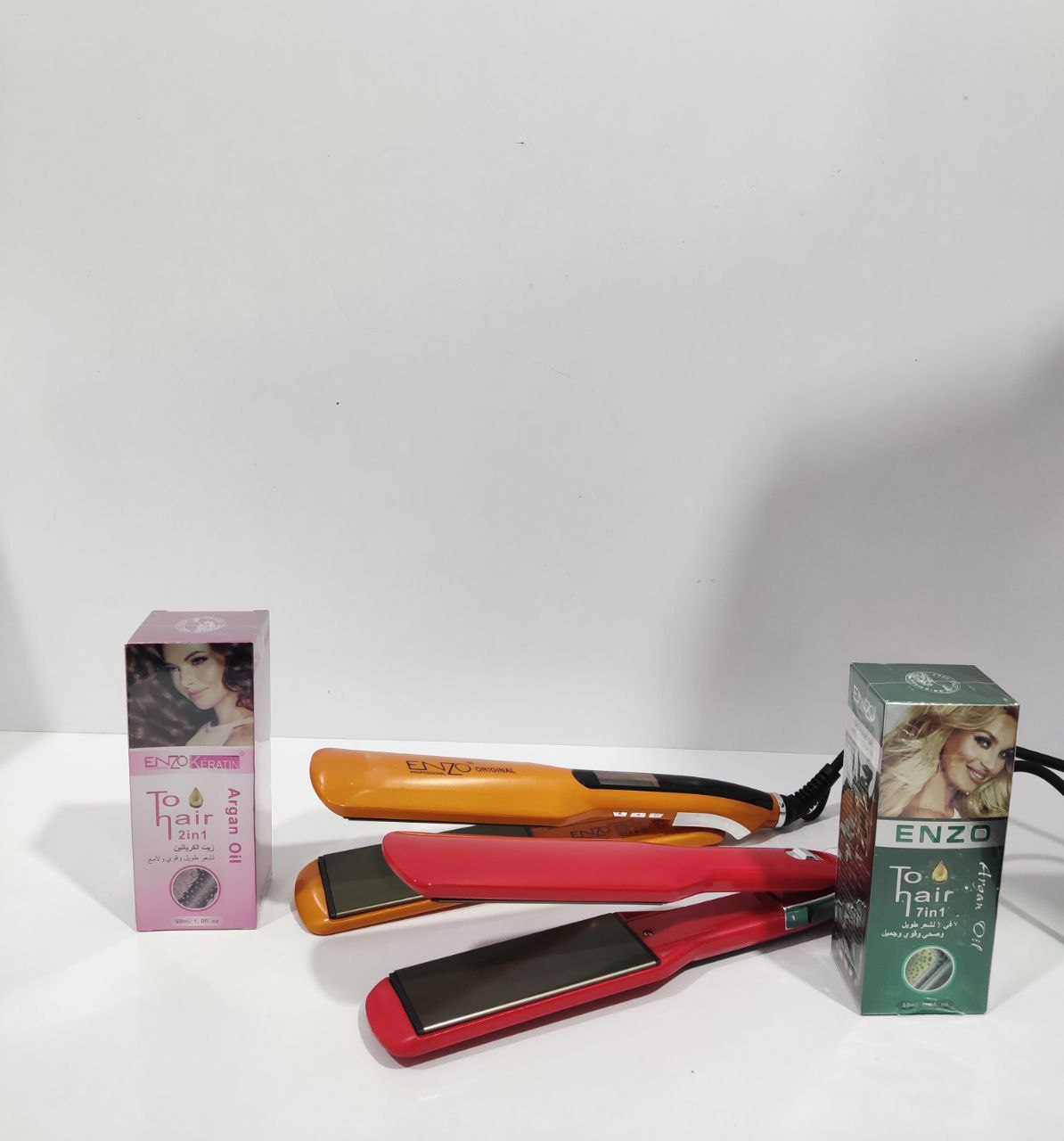 خرید اتو موی فوق حرفه ای مخصوص کراتینه کردن برند انزو اصل مدل