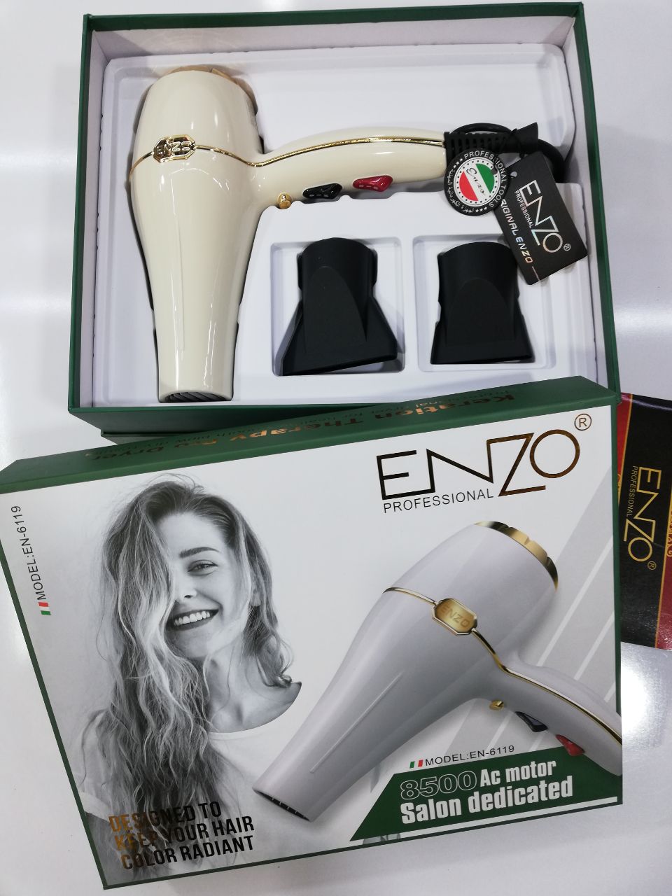 سشوار انزو حرفه ای مخصوص سالن مدل 6119