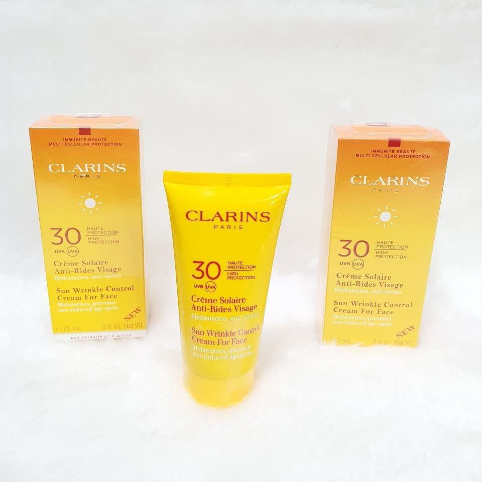 ضدآفتاب کلارنس رنگی spf50. وزن 75گرم