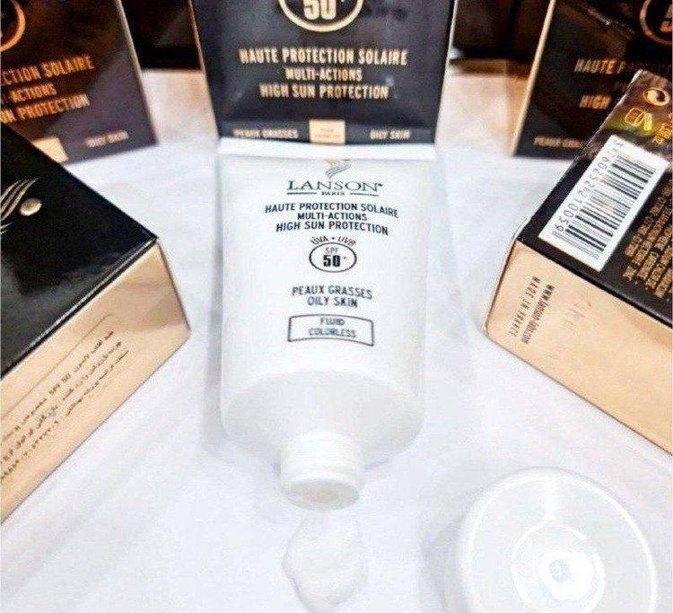 ضد آفتاب بدون رنگ لانسون