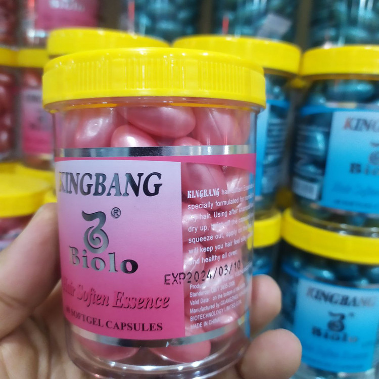 قیمت کپسول کراتینه مو KING BANG - تقویت ساقه مو 60عددی