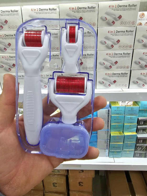 خرید درمارولر 4 در 1 دی آر اس DRS 4 in 1 derma roller
