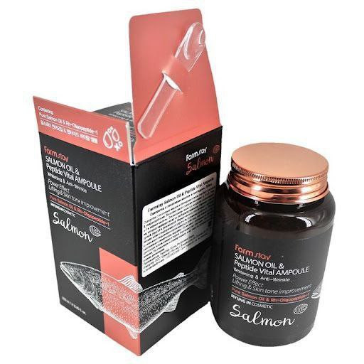 قیمت آمپول لیفتینگ روغن ماهی سالمون فارم استی Farm Stay Salmon Oil & Peptide Vital