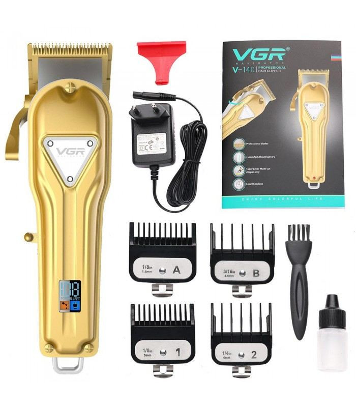 ماشین اصلاح حجم زن موی سروصورت وجی آر مدل V_140