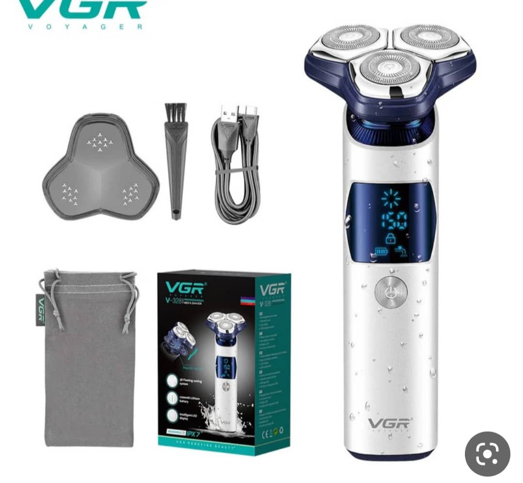 قیمت ماشین اصلاح مو صورت سه تیغ وجی آر مدل v-328