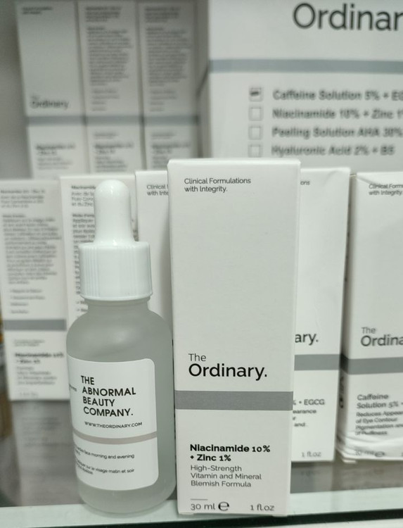 خرید سرم ضد جوش نیاسینامید 10% + زینک 1% اوردینری باج کد دار