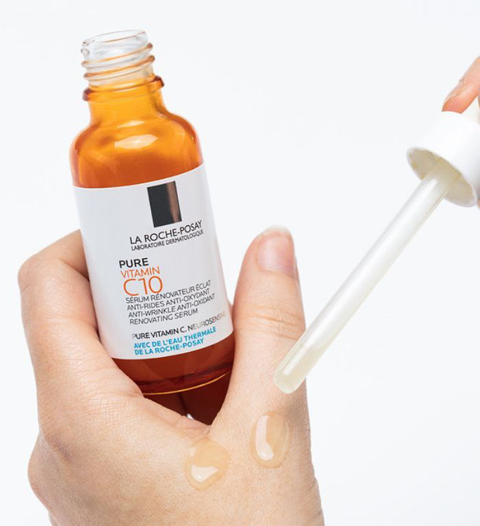 قیمت سرم لاروش پوزای ویتامین حاوی ویتامین سی خالص حاوی ویتامین C خالص 10%