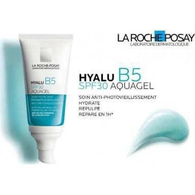 خرید آنلاین کرم اکوا ژل با spf 30% لاروشه پوزای  ترمیم کننده پوست