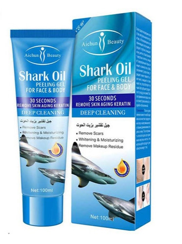 ژل لایه بردار صورت وبدن آیچون بیوتی با عصاره روغن کوسه