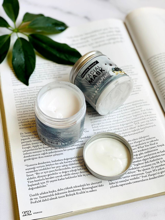 خرید آنلاین ماسک صورت مروارید سیاه پف کننده صورت