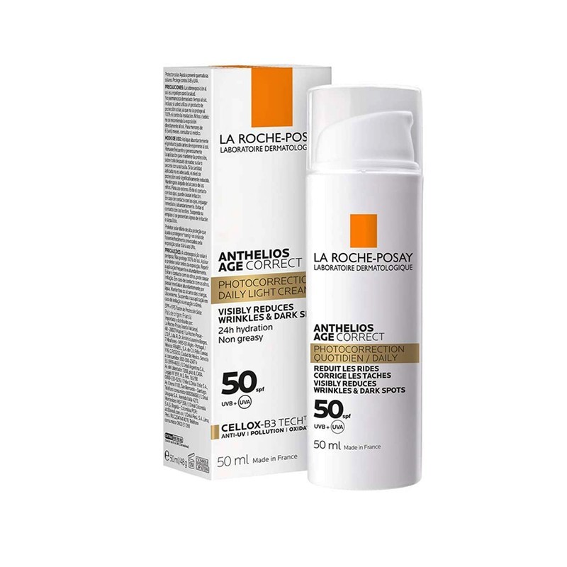 کرم ضد آفتاب ضد چروک و ضد لک SPF50 آنتلیوس لاروش پوزای ( بی رنگ )