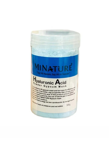 ماسک گچی هیالورونیک اسید مینیاتور 500گرم