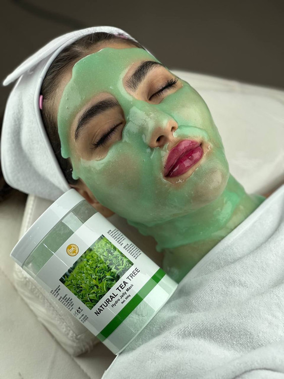 خرید ماسک هیدروژلی 500 گرمی چای سبز بست کلین