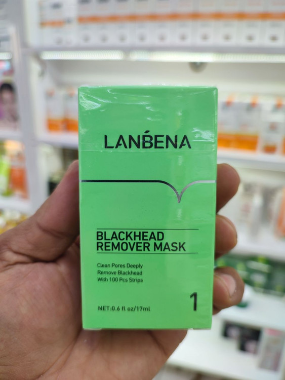 خرید آنلاین چسپ ضد جوش های سر سیاه بینی لانبنا حجم 17میلی لیتر