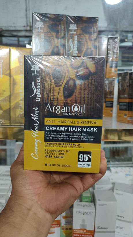 قیمت ماسک روغن آرگان لاتنس بدون سولفات کراتینه 1000گرمی