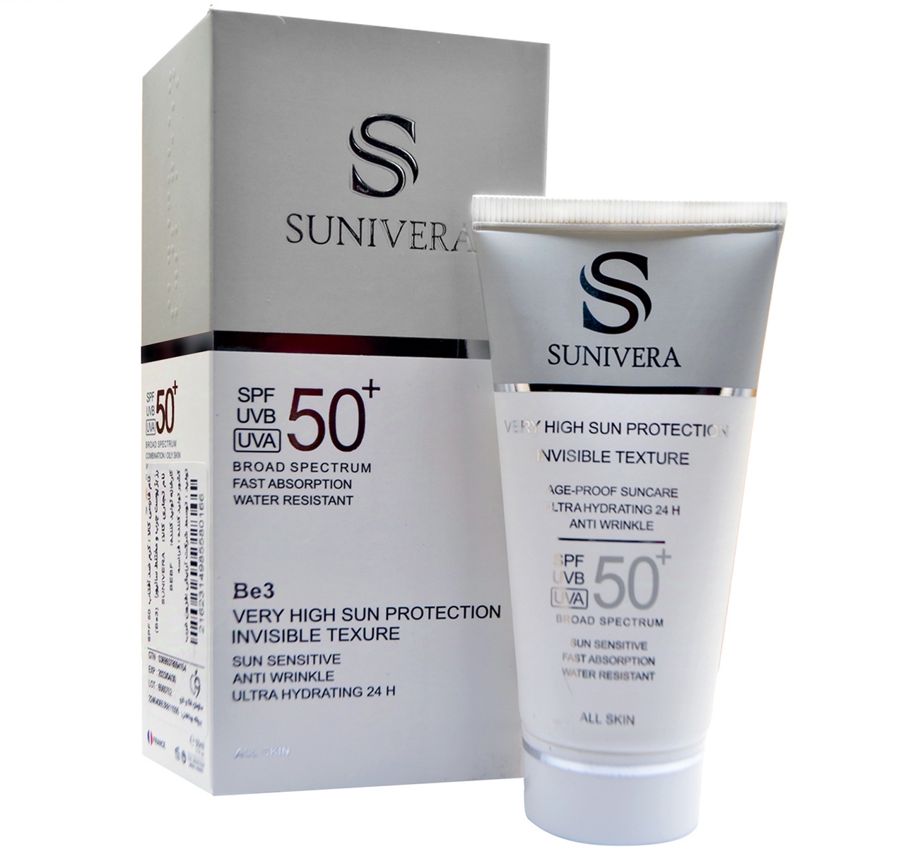 خرید آنلاین ضد آفتاب بی رنگ سانیورا spf50