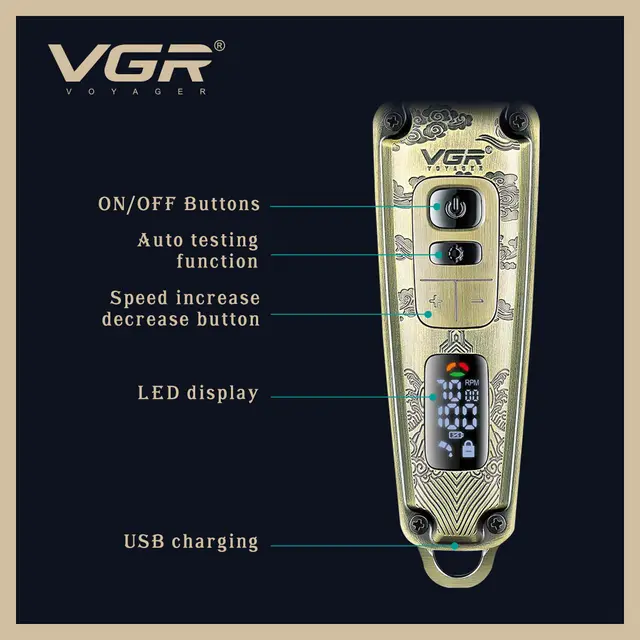 کیفیت تضمینی ماشین اصلاح وجی خط زن وصفر زن آر مدل VGR V-901
