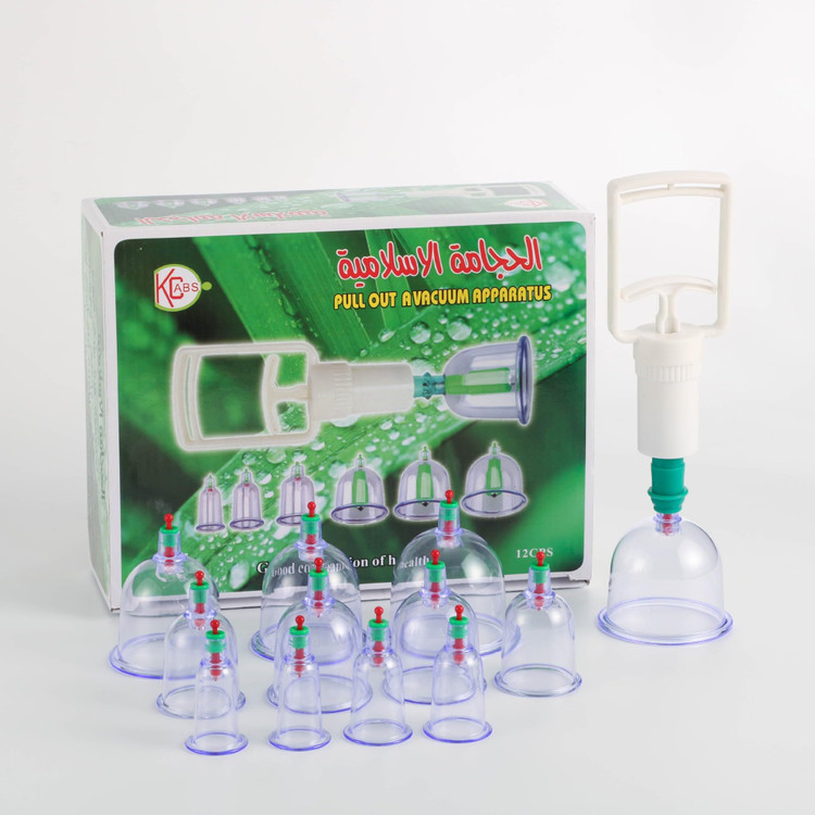 دستگاه بادکش طبی وحجامت بدن 12لیوانی اورجینال