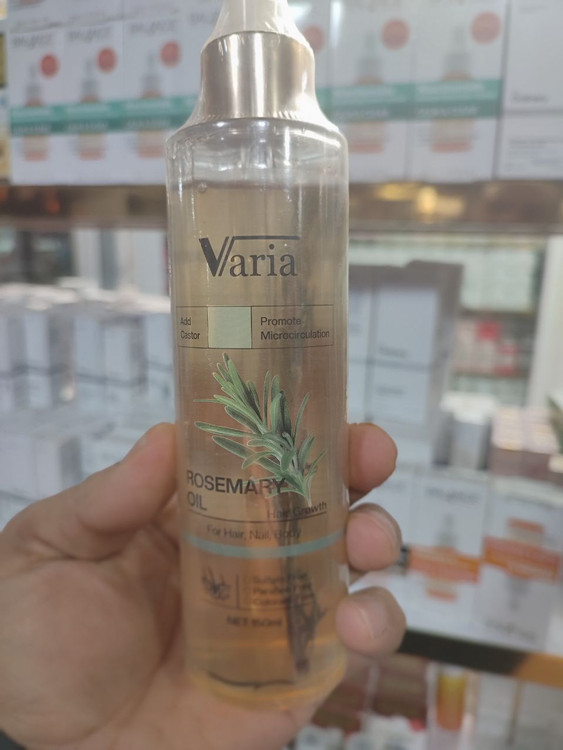 اورجینال روغن رزماری تقویت مو و ناخن واریا اصلی حجم 150میل