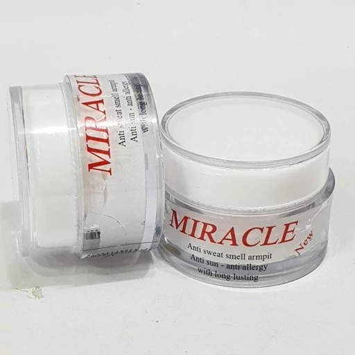 کیفیت تضمینی کرم ضد بو و ضد عرق میراکل Miracle حجم 50 میلی لیتر
