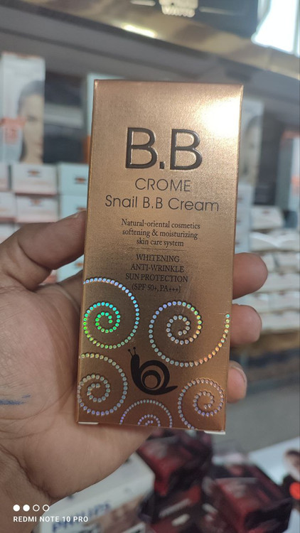 خرید بی بی کرم حلزون کروم 50 گرم کره ای