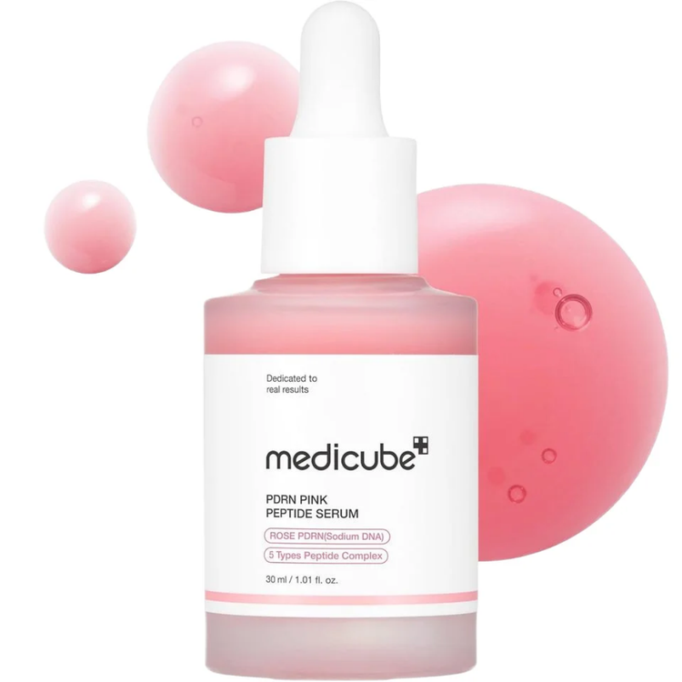 کیفیت تضمینی سرم روشن کننده پپتاید و PDRN مدی کیوب مدل حجم 30ml