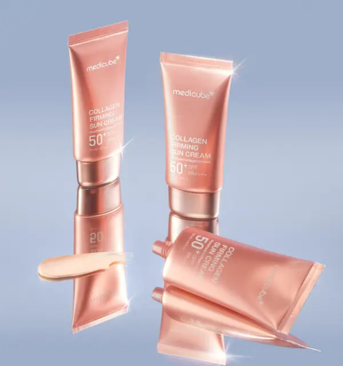 خرید آنلاین کرم ضد آفتاب کلاژن مدی کیوبspf50