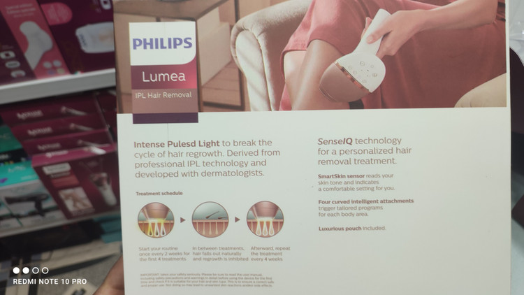 دستگاە لیزر هوشمند فیلیپس مدل 9000شات نامحدودبرق مستقیم وشارز1957