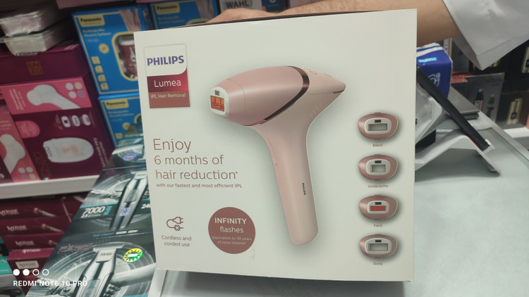 کیفیت تضمینی دستگاە لیزر هوشمند فیلیپس مدل 9000شات نامحدودبرق مستقیم وشارز1957