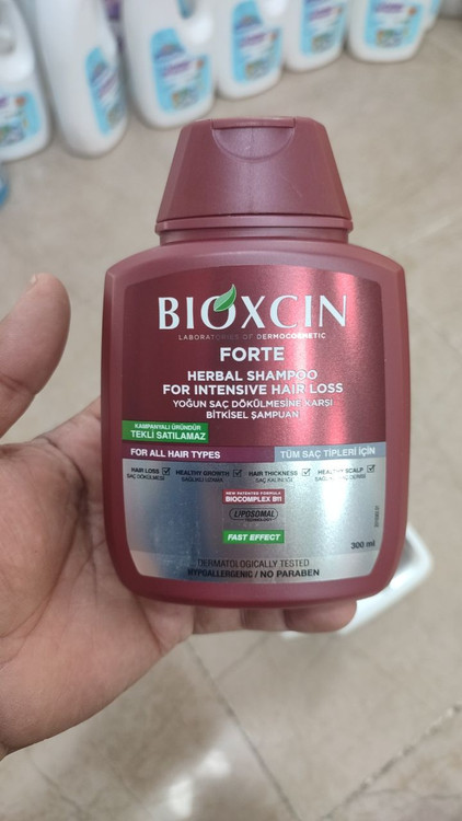 کیفیت تضمینی شامپو ضد ریزش بیوکسین قرمز سری Forte