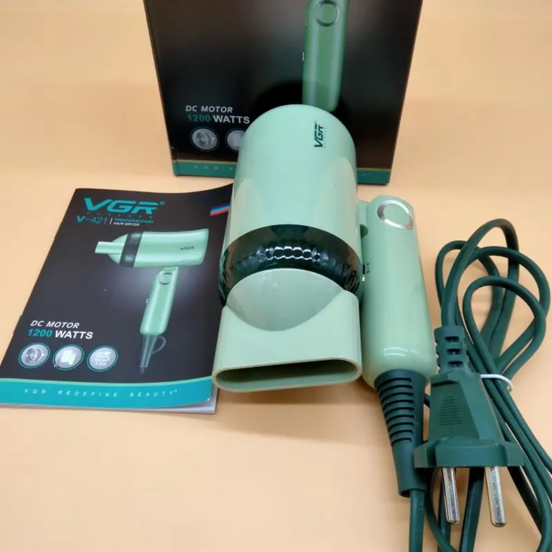 سشوار مسافرتی وی جی آر V-421 اورجینال