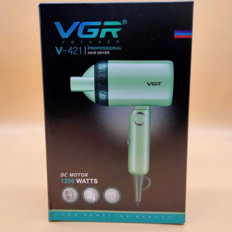 سشوار مسافرتی وی جی آر V-421 اورجینال