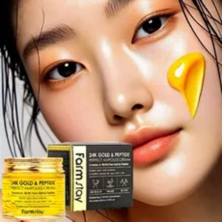کیفیت تضمینی کرم پپتاید و طلا 24K فارم استی80گرمی